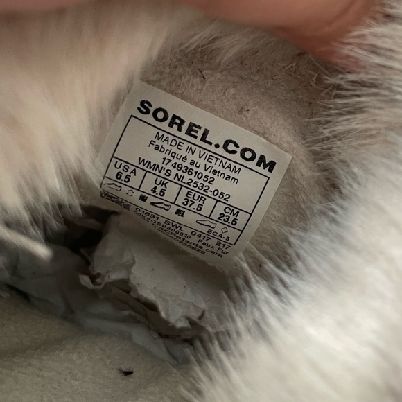 Sorel TIVOLI™ III winter boot Size: 6.5, Quarry and Cloud Grey - Picture 11 of 12